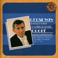 Leonard Bernstein / 거쉰 : 랩소디 인 블루, 파리의 미국인, 그로페 : 그랜드 캐년 조곡 (Gershwin : Rhapsody in Blue, An American In Paris, Grofe : Grand Canyon Suite) (수입/SK90393)