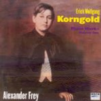 Alexander Frey / 코른골트 : 피아노 작품집 1권 (Korngold : Piano Works Vol.1) (수입/374272HI)