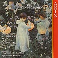 Agnieszka Duczmal / 멘델스존 : 현악 교향곡 1-6번 (Mendelssohn : Symphonies for Strings Nos. 1-6) (수입/472922)