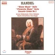 Oliver Dohnanyi, Pavol Bagin / Handel : Water &amp; Fireworks Music, Concerto Grosso (수입/8550023)