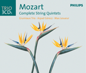 Grumiaux Trio, Arpad Gerecz, Max Lesueur / 모차르트 : 현악 오중주곡 전집 (Mozart: Complete String Quintets No.1 - 6) (3CD/수입/4709502)