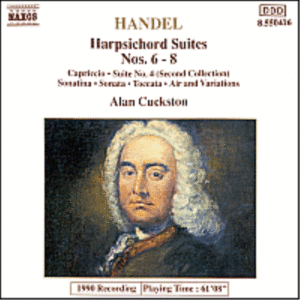 Alan Cuckston / 헨델 : 하프시코드 모음곡 6-8번 (Handel : Harpsichord Suites Nos. 6-8) (수입/8550416)